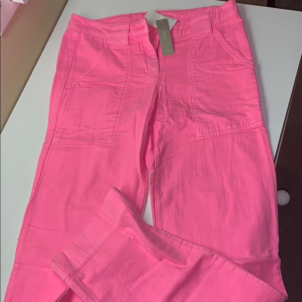 JCrew City Fit Pink Pants